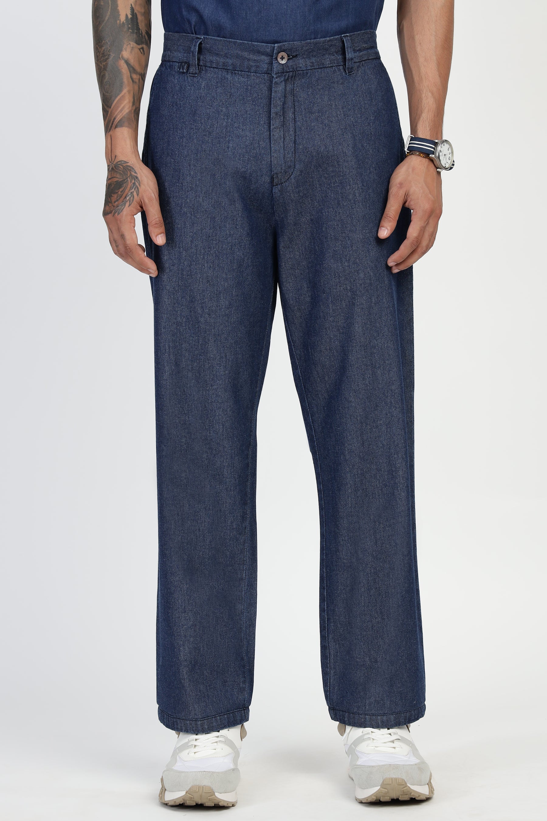 Denim Relaxed Fit Pants