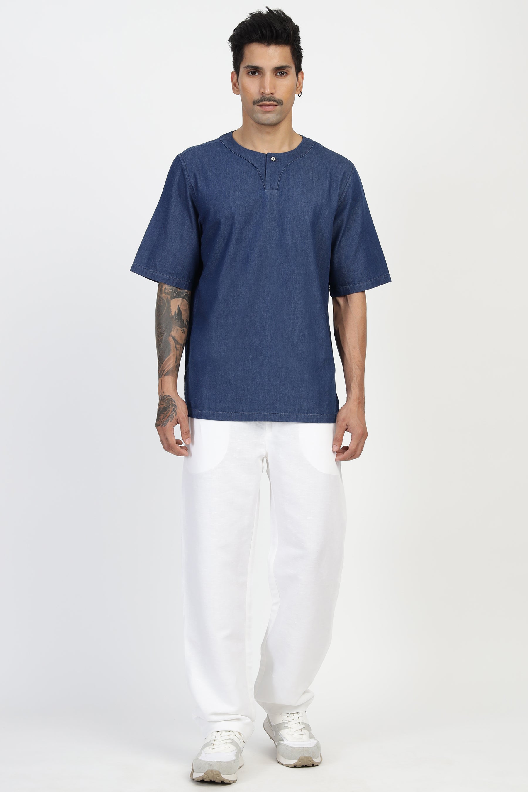 Denim Qurta Shirt