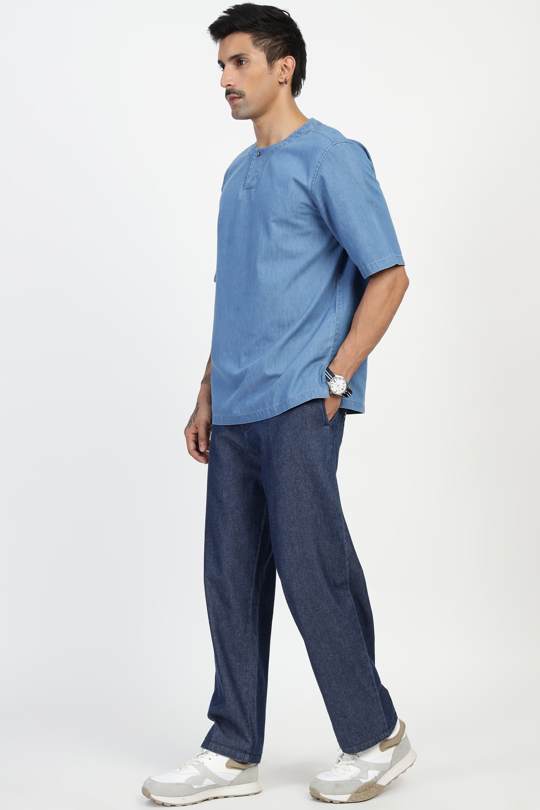 Denim Qurta Shirt