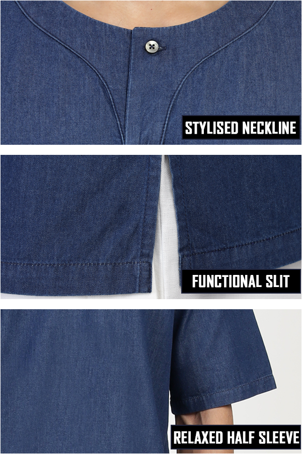 Denim Qurta Shirt