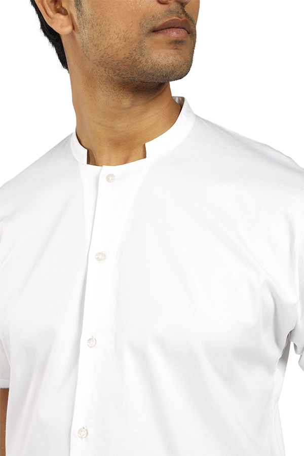 Kaftan sleeve Cotton Qurta shirt with piping at sleeve edge