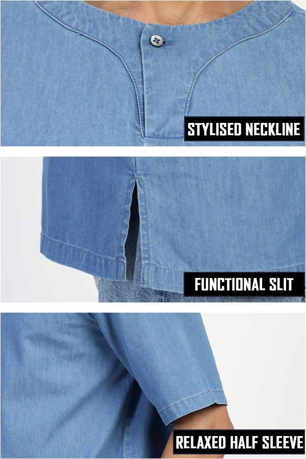 Denim Qurta Shirt