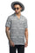 Shawl collar linen blend printed Qurta Shirt - NavNiv